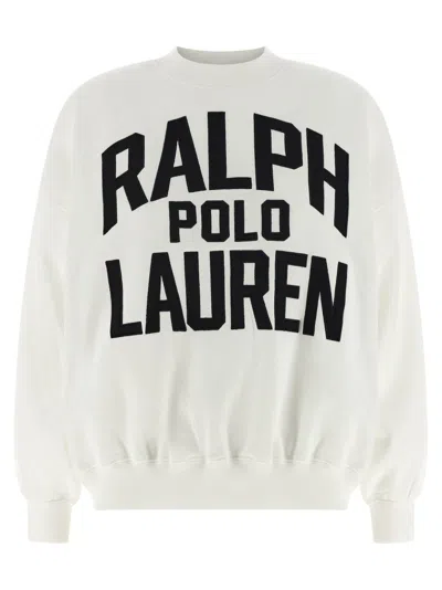 Ralph Lauren White Black Logo Sweatshirt