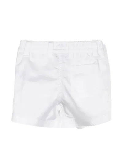 Ralph Lauren Babies' White Cotton Chino Shorts
