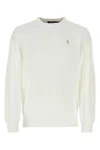 Ralph Lauren White Cotton Sweater In White