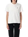 Ralph Lauren White Cotton T-shirt In White