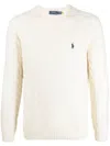 Polo Ralph Lauren Braided Sweater Sweaters And Cardigans In White