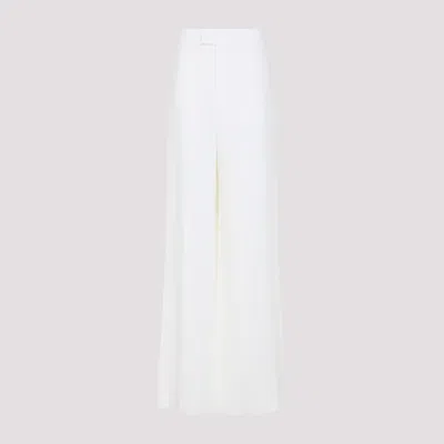 RALPH LAUREN WHITE LINEN TROUSERS