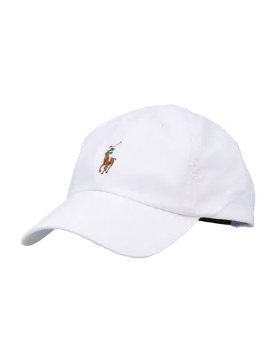 Ralph Lauren White Logo Baseball Hat