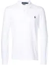 Polo Ralph Lauren White Polo With Classic Collar And Pony Embroidered On The Front In White