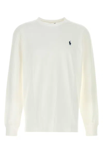 Ralph Lauren White Long Sleeves Logo T-shirt