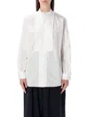 Ralph Lauren White Oversized Smocking Shirt In White
