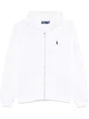 Ralph Lauren Hooded Sweatshirt With Ribbed Cuffs And Pouch Pockets