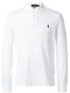 Polo Ralph Lauren White Polo With Classic Collar And Pony Embroidered On The Front In White