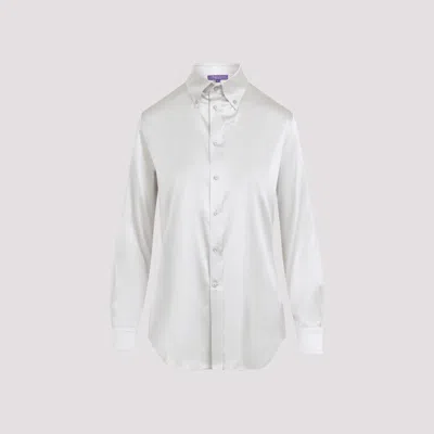 RALPH LAUREN WHITE SILK SHIRT