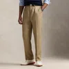 Ralph Lauren Whitman Relaxed Fit Glen Plaid Pant In Brown