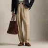Ralph Lauren Whitman Relaxed Fit Herringbone Pant In Burgundy