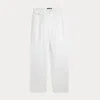 Ralph Lauren Kids' Whitman Relaxed Fit Pleated Trouser In White