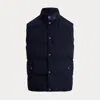 Ralph Lauren Whitwell Cashmere Down Vest In Blue