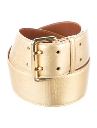 Pre-owned Ralph Lauren Wide Leather Belt