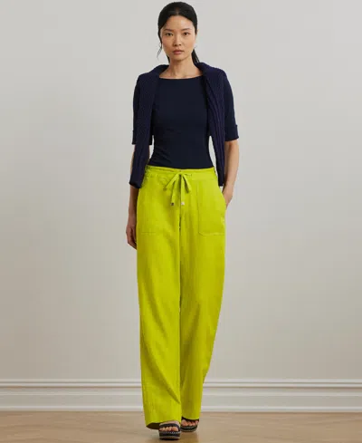 Ralph Lauren Wide-leg 100% Linen Pants, Regular & Petite