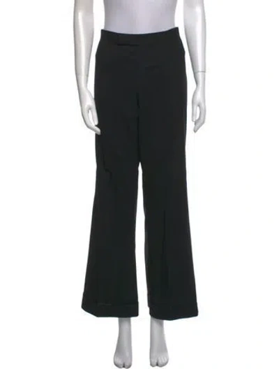 Pre-owned Ralph Lauren Wide Leg Pants In Black