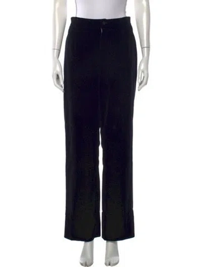 Pre-owned Ralph Lauren Wide Leg Pants In Black