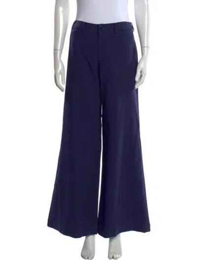 Pre-owned Ralph Lauren Wide Leg Pants In Blue