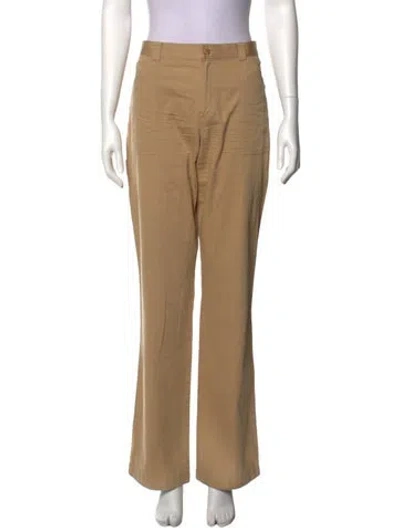 Pre-owned Ralph Lauren Wide Leg Pants In Brown
