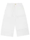 Ralph Lauren Wide Leg Prp-pants-flat Front In Deckwash White