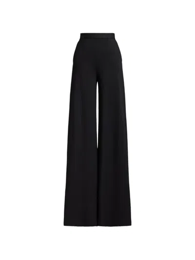Ralph Lauren Wide-leg Trousers In Black