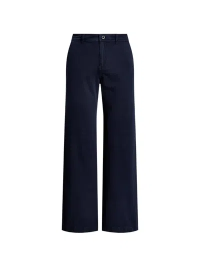 Ralph Lauren Wide-leg Trousers In Blue