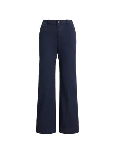 Ralph Lauren Wide-leg Trousers In Blue