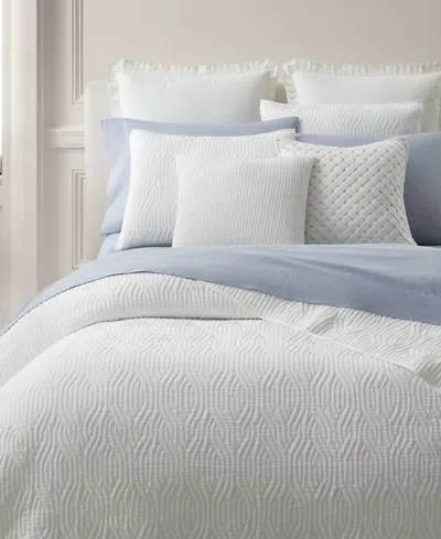 Ralph Lauren Wiley Cotton Jacquard Quilt, Full/queen In White