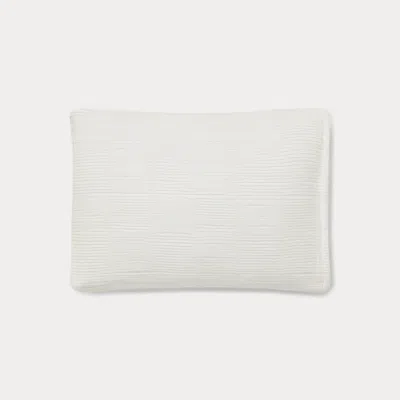 Polo Ralph Lauren Willa Pleated Throw Pillow In White