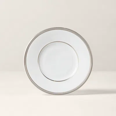 Ralph Lauren Wilshire Bread & Butter Plate In Silver/white In Multi