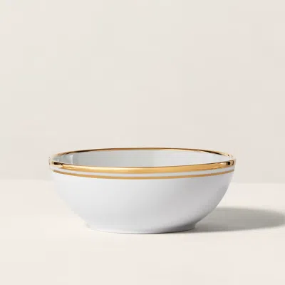Ralph Lauren Wilshire Cereal Bowl In Gold/white