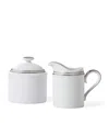 Ralph Lauren Wilshire Creamer Jug And Sugar Pot Set In White