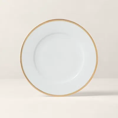 Ralph Lauren Wilshire Dinner Plate In Gold/white In Multi