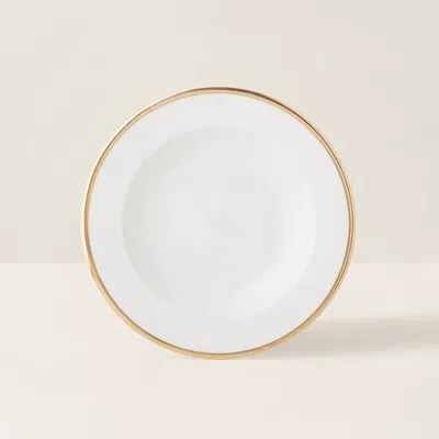Ralph Lauren Wilshire Soup Bowl In Gold/white In Multi