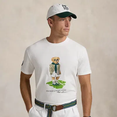 Ralph Lauren Wimbledon Classic Fit Polo Bear T-shirt In Multi