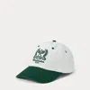 Ralph Lauren Wimbledon Crest Twill Cap In White