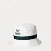Ralph Lauren Wimbledon Twill Bucket Hat In White