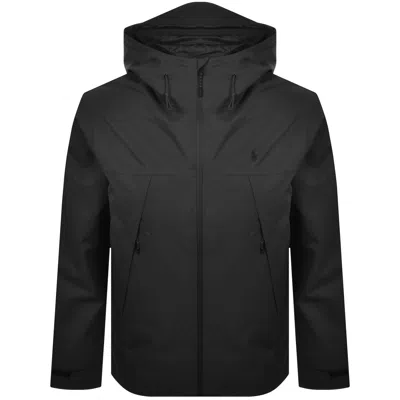 Ralph Lauren Windbreaker Jacket Deep Grey In Multi