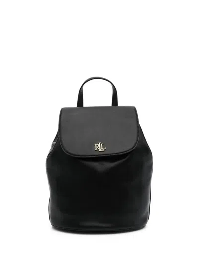Ralph Lauren Winny 25 Medium Backpack In Black
