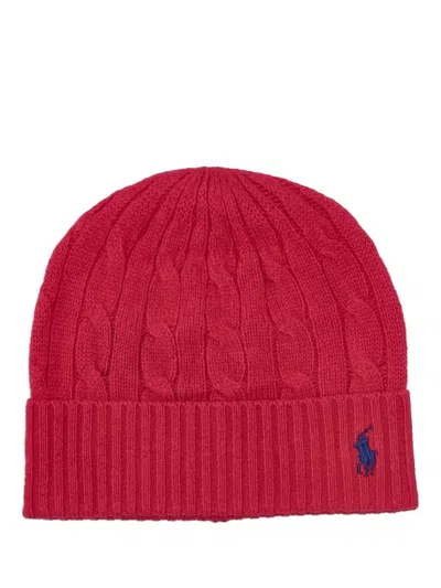 Ralph Lauren Wl Cs Cbl Bn Hat In Red