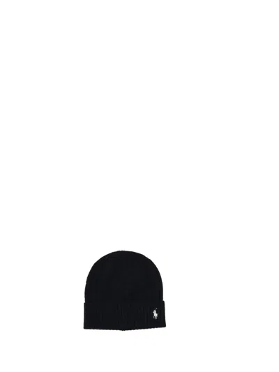 Ralph Lauren Wl Cs Cbl Bn-hat In Black