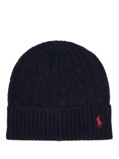 Ralph Lauren Wl Cs Cbl Bn-hat In Blue