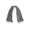 Ralph Lauren Wl Cshmr Sgn Scarf In Gray