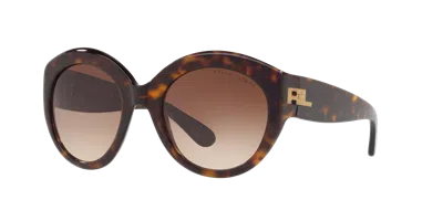 Ralph Lauren Woman Sunglass Rl8159 In Brown