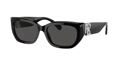 Polo Ralph Lauren Ralph Lauren Woman Sunglass Rl8222 The Bridget In Dark Grey