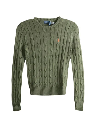 Ralph Lauren Women's 100% Tessuto Sweater In Green