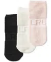 Ralph Lauren Women's 3-pk. Reverse Terry Low-cut Socks In Multi