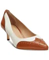 Ralph Lauren Women's Adrienne Slip-on Pointed-toe Pumps In Brown