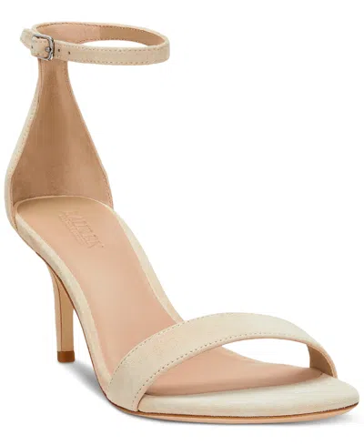 Ralph Lauren Women's Allie Ankle-strap Dress Sandals In Nude