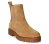 Ralph Lauren Allyson Suede Bootie In Brown